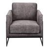 Fauteuil d'appoint fixe Luxley en tissu (PK-1082-15) image 1