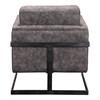 Fauteuil d'appoint fixe Luxley en tissu (PK-1082-15) image 3