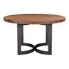 Table de salle à manger ronde Bent avec pied central (VE-1106-03) image 1