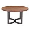 Table de salle à manger ronde Bent avec pied central (VE-1106-03) image 2