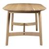 Table de salle à manger ovale Trie avec base tréteau (VE-1099-24) image 3