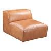 Luxe Stationary Leather Chair (QN-1019-40) image 1
