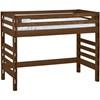 B4005TAQ Tall Extra-Long Ladder End Loft Bed - Brindle image 1