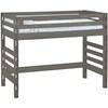 G4007TA Tall Ladder End Full Loft Bed - Graphite image 1