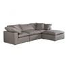 Clay Lounge Fabric 4 pc Sectional (YJ-1008-29) image 1