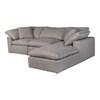 Clay Lounge Fabric 4 pc Sectional (YJ-1008-29) image 3