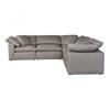 Clay Classic Fabric 5 pc Sectional (YJ-1010-29) image 2