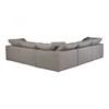 Clay Classic Fabric 5 pc Sectional (YJ-1010-29) image 4