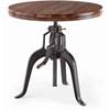 Round Sparrow Adjustable Height Dining Table with Pedestal Base (SP300RT) image 1