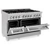 48-inch Freestanding Dual-Fuel Range with Convection Technology (RAS-SN-48) image 5