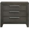 Malika 3-Drawer Nightstand (MK350NS) image 2