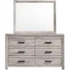 Ellen 6-Drawer Dresser with Mirror (EL700DRMR) image 2