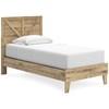 Larstin EB2712B1 Twin Crossbuck Panel Platform Bed image 1