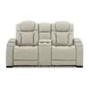 Strikefirst Power Reclining Leather Look Loveseat (U1280618) image 3