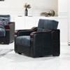 Arisa Stationary Fabric Chair (Arisa Chair - Smoke) image 1