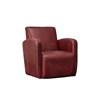 Stationary Leather Chair (B0102-MEC-FIXB0 Chair - Red) image 1