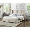 King Upholstered Platform Bed with Storage (IF 5312 - 78) image 1