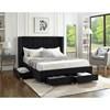 Queen Upholstered Platform Bed with Storage (IF 5323 - 60) image 2