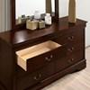 Louis Philippe 6-Drawer Dresser (CM7966CH-D) image 2