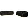 Allita Stationary Fabric Loveseat (Allita Oversized Loveseat - Black) image 3