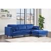 Roxy Fabric 2 pc Sectional (Roxy - Blue) image 1