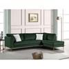 Catalina Fabric 2 pc Sectional (Catalina Green) image 1