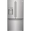 36-inch, 22.6 cu.ft. Counter-Depth French 3-Door Refrigerator with External Water and Ice Dispensing System (ERFC2393AS) image 1