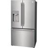 36-inch, 22.6 cu.ft. Counter-Depth French 3-Door Refrigerator with External Water and Ice Dispensing System (ERFC2393AS) image 3