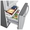 20.9 cu. ft. Bottom Mount Refrigerator with LED Lighting (GDE21DYRKFS) image 3