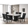 Finland 7 pc Dinette (Finland Dining Table & 6-Chairs - Black) image 1