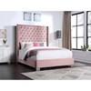 Queen Upholstered Platform Bed (HH321 6FT Queen Diamond Bed) image 1