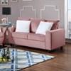 Cinderella Stationary Fabric Loveseat (Cinderella Loveseat - Pink) image 1