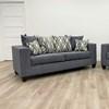 Stationary Fabric Sofa (110-Steel Sofa) image 1