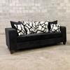 Stationary Fabric Sofa (110 Black Sofa) image 1