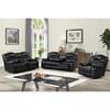 Galveston Swivel Rocker Leather Look Recliner (Galveston Recliner - Black) image 2