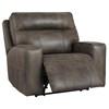 Game Plan Power Leather Recliner (U1520582) image 2