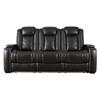 Party Time Power Reclining Leather Look Sofa (3700315C) image 1