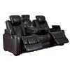 Party Time Power Reclining Leather Look Sofa (3700315C) image 2