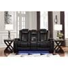 Causeuse inclinable motorisée Party Time en aspect cuir avec console (3700318C) image 5