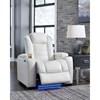 Party Time Power Leather Look Recliner (3700413C) image 11