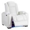 Party Time Power Leather Look Recliner (3700413C) image 4