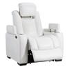 Party Time Power Leather Look Recliner (3700413C) image 5