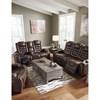 Game Zone Power Reclining Leather Look Sofa (3850115C) image 17