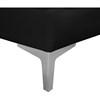 Alina Stationary Fabric Chair (604Black-Armless) image 16