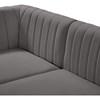 Alina Fabric 5 pc Sectional (604Grey-Sec5C) image 11