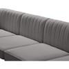 Alina Fabric 5 pc Sectional (604Grey-Sec5C) image 12