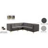 Alina Fabric 5 pc Sectional (604Grey-Sec5C) image 18