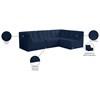 Relax Fabric 4 pc Sectional (650Navy-Sec4A) image 16