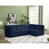 Relax Fabric 4 pc Sectional (650Navy-Sec4A) image 3