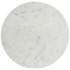 Round Emery Dining Table with Marble Top and Pedestal Base (885-T) image 4